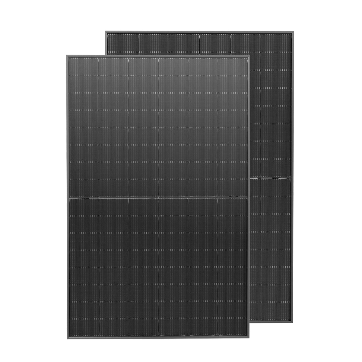 Solakon 450W Bifazial Glas-Glas Solarmodul | N-Type Full Black | 2er Set (900W Gesamt)