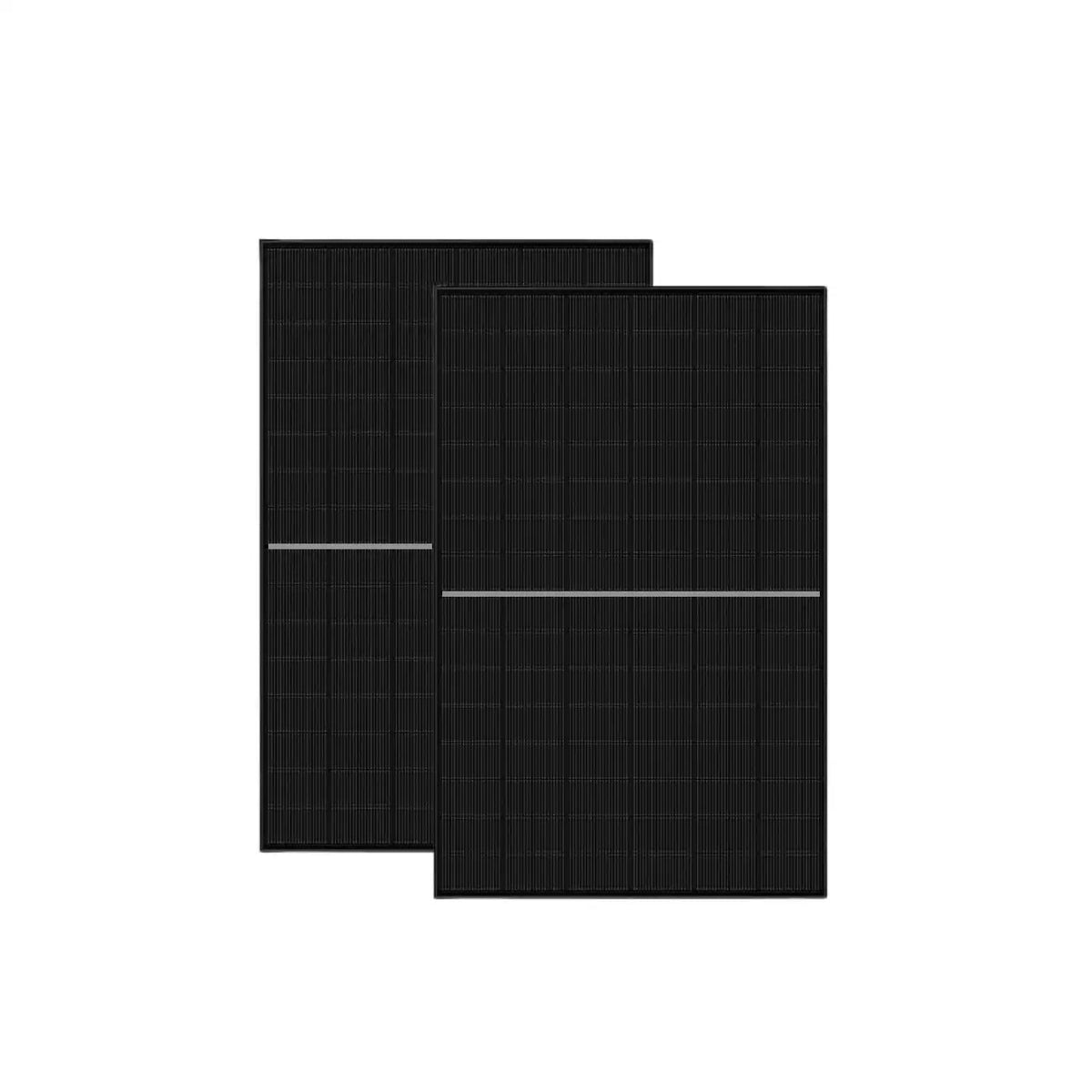 Solakon 500W Bifazial Glas-Glas Solarmodul | N-Type Full Black | 2er Set (1000W Gesamt)