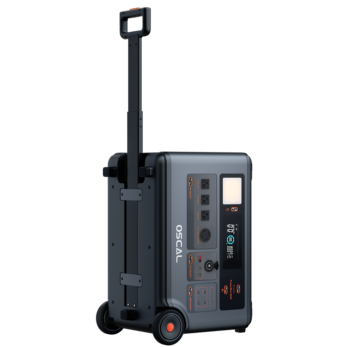 OSCAL PowerMax 6000 Powerstation | 6000W/3600Wh LiFePO4 | Inkl. 200W Solarpanel