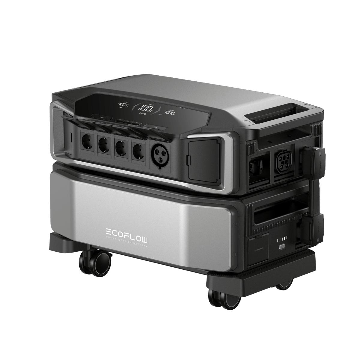 EcoFlow DELTA Pro Ultra 6144Wh + 2×400W Solar | 6900W Powerstation erweiterbar bis 30kWh