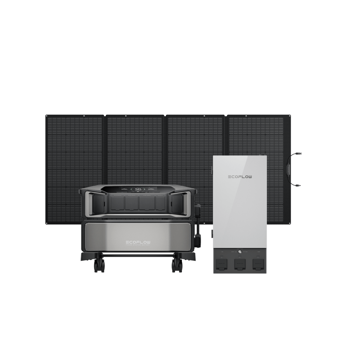 EcoFlow DELTA Pro Ultra 6144Wh + 2×400W Solar | 6900W Powerstation erweiterbar bis 30kWh