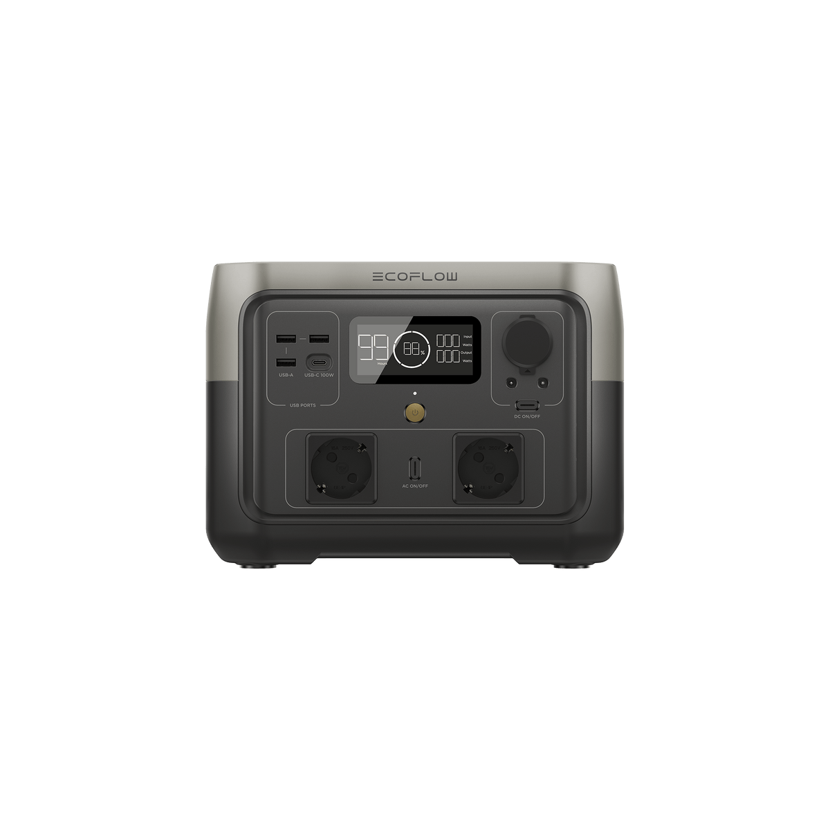 EF EcoFlow RIVER 2 MAX 512Wh + 160W Solarpanel | Powerstation LiFePO4 – 1h Schnellladung